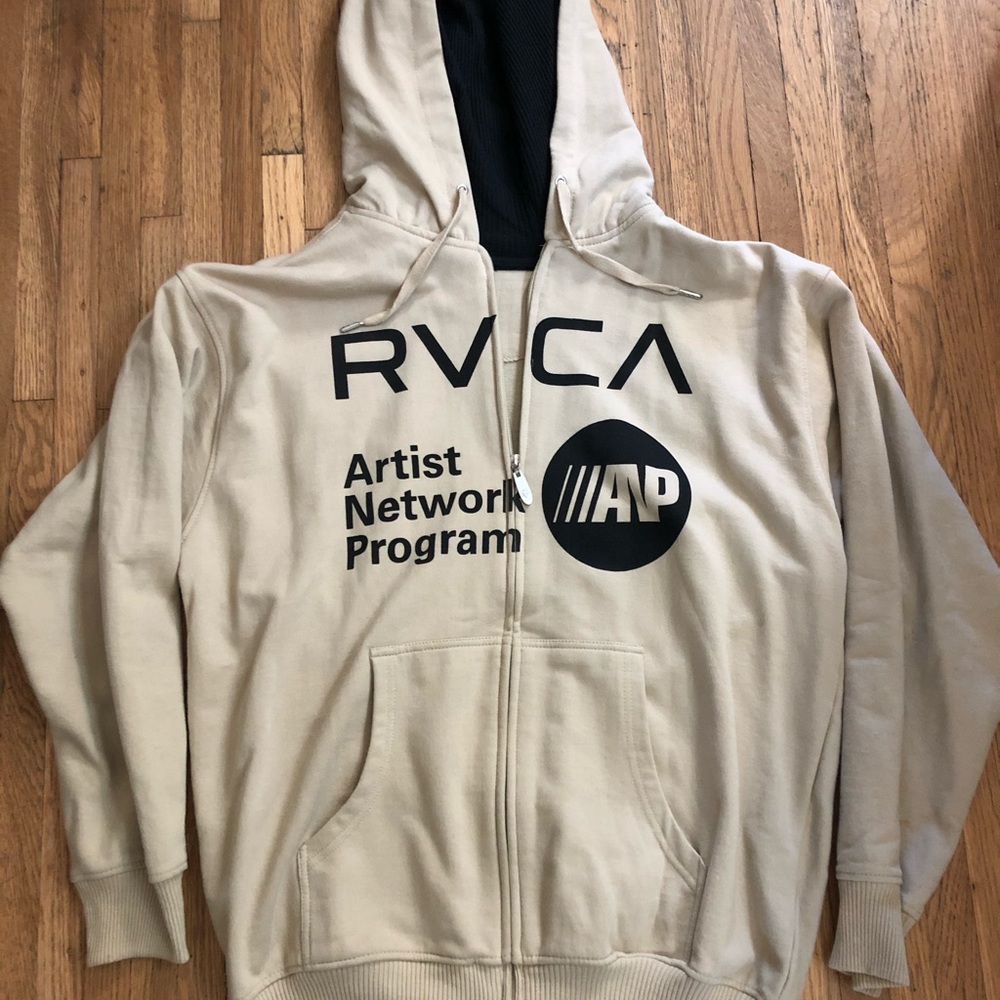 RVCA zip up hoodie